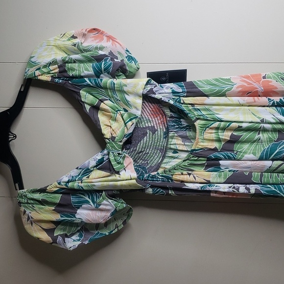 Volcom Excapism Mini Cut Out  Dress Slate Grey - Picture 5 of 16